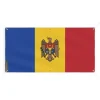 Banner Flag of Moldova 6 öljetter 160x320cm i polyester