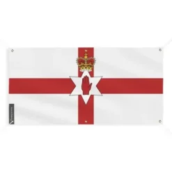 Banner Flag of Northern Ireland 6 öljetter 160x320cm i polyester