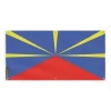 Bannern - La Réunion - 70x140 cm - Polyester - 6 ögon - Digitaltryck