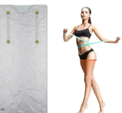 Bastu Filt, Kropp Avslappning, Termal Terapi,EU-plugg-b, 220 V-b, Silver