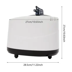 Bastu Ånggenerator - Mini - 3 L Kapacitet - 1000 W - 220 V 50 Hz - EU-Kontakt - Fjärrkontroll & Touch - 304 Rostfritt Stål