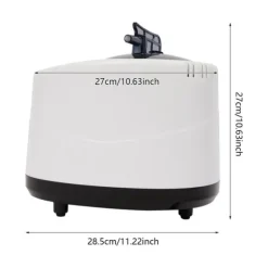 Bastu Ånggenerator - Mini - 3 L Kapacitet - 1000 W - 220 V 50 Hz - EU-Kontakt - Fjärrkontroll & Touch - 304 Rostfritt Stål