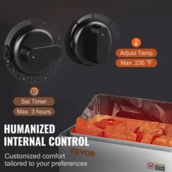 Bastuaggregat, 8kW elektrisk bastuugn, 41,2x27,4x57 cm, rostfritt stål