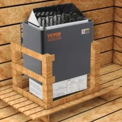 Bastuaggregat, 41x28x57 cm, Rostfritt stål, Elektrisk