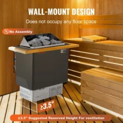 Bastuaggregat, 412x274x570 mm, Elektrisk, Inomhus Utomhus