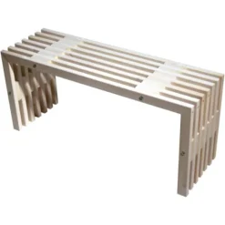 Bastubänk D-bench white Eco Furn D-bench Vit
