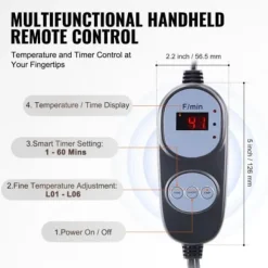Bastu-filt Fjärrinfraröd Uppvärmning 190x89 cm, Armhål, Oxfordtyg