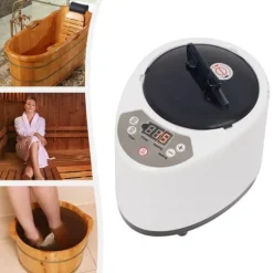 Bastuångare, 3L kapacitet, 1000W effekt, fjärrkontroll, EU-kontakt, 220V~50Hz