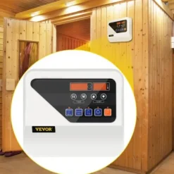 Bastupanel, 24,4x21,2x7,8 cm, Temperaturkontroll