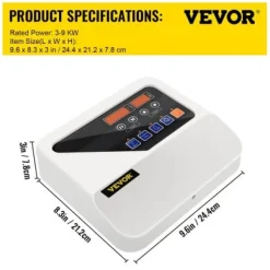 Bastupanel, 24,4x21,2x7,8 cm, Temperaturkontroll