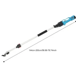 Batteridrivna elektriska beskärningssaxar, 500W borstlös motor, effektiv klippning,Blå