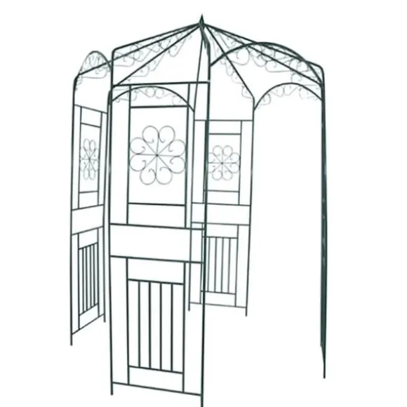 Bersåer, spaljéer & pergolor - Living Rosenbåge 250 cm mörkgrön