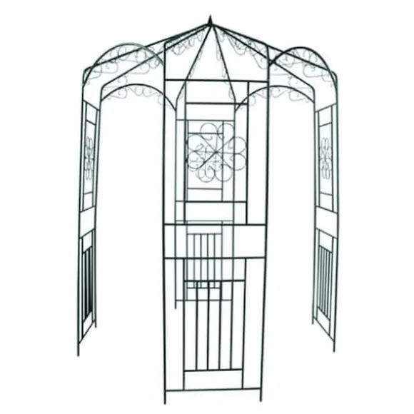 Bersåer, spaljéer & pergolor - Living Rosenbåge 250 cm mörkgrön