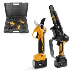 Beskärare, Effektiv Skärprestanda, Lätt Design,CS-1och pru36, två batterier