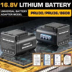 Beskärare, Effektiv Skärprestanda, Lätt Design,CS-1och pru36, två batterier