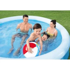 BESTWAY Bestway självbärande rund pool Fast Set 305 x 66 cm med filtrering
