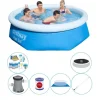 Bestway Fast Set Rund 244x66 cm - Poolkombinationspaket