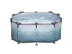 Bestway Lay-Z-Spa 6002N, 431 l, 2 personer, Oval, Polyester, Polyvinylklorid (PVC), Stål, Blå, Grå, Blå