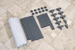 Bestway Lay-Z-Spa 6002N, 431 l, 2 personer, Oval, Polyester, Polyvinylklorid (PVC), Stål, Blå, Grå, Blå