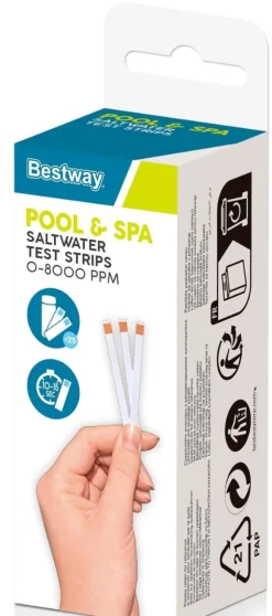 Bestway Pool / Spa Saltvattentestremsor (25 st.)