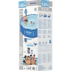 Bestway Pool med stålram Steel Pro 305x76 cm