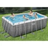 Bestway Pool Power Steel rektangulär 412x201x122 cm