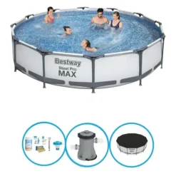 Bestway Pool Steel Pro MAX - Poolpaket - 366x76 cm