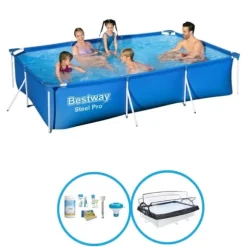 Bestway Pool Steel Pro 300x201x66 cm - Inklusive tillbehör