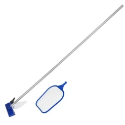 Bestway Rectangular Steel Pro Swimming Pool - 300 x 201 x 66 cm - Blå - Inklusive Tillbehör - CB20