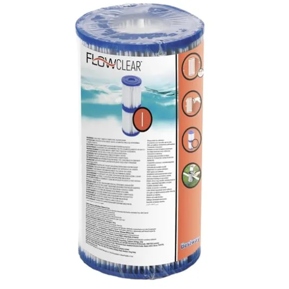 Bestway Round Uppblåsbar Fast Set Pool - 366 x 76 cm - Blå - Inklusive Tillbehör - CB11