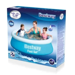 Bestway Swimming Pool - Fast Set - 183 x 51 cm - Inklusive underhållssats