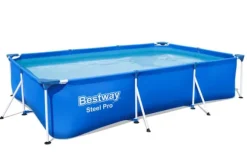 Bestway Swimming Pool - Steel Pro - 300 x 201 x 66 cm - Inklusive WAYS underhållspaket
