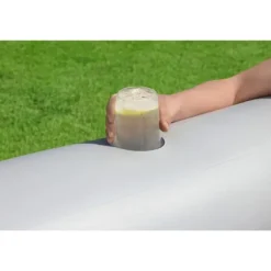 Bestway Uppblåsbar familjepool 213x206x53 cm +6 År Trädgård 54423