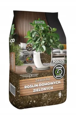 BIGOS jord för gröna krukväxter BIOVITA 8l