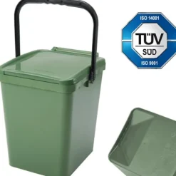 Bincontainer för sortering av sopor och avfall - grön Urba 21L