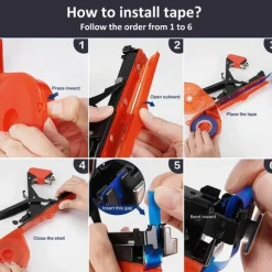 Bindningsmaskin för trädgårdsväxter