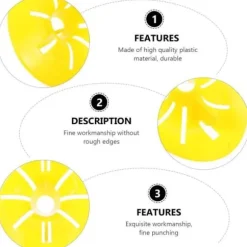 Binor för att fånga bin - Jshuomall - 5 st - Gul - Hållbar - Återanvändbar