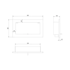 BIO KOMINEK GOLF 2 svart med TÜV-certifiering