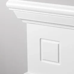 Bio-etanol öppen spis bio-eldstad KENNEDY Vit L110 x D36 x H100