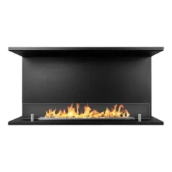 Bioetanolskamin - Trevi 90 - 3 öppna sidor - Modern design - Ekologisk