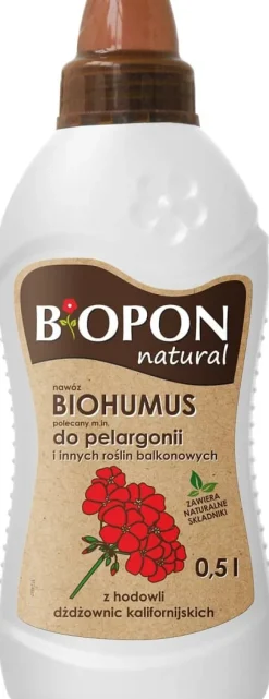 BIOHUMUS - GÖDNINGSMEDEL FÖR PELARGONOR 1L - BR BIO-1906