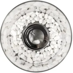 Biokamin fristående biobränslekamin bord terrass Fars dag