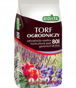 BIOVITA SURT TORV för blåbär och syraälskande växter pH 3,5-4,5 80L