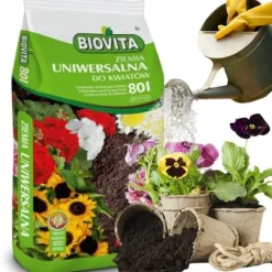 BIOVITA UNIVERSAL BLOMSTERJORD 80 LITER MED GÖDSEL