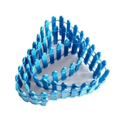 Blå staket 5cm/90 cm