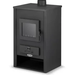 BLIST B2E Modern Design Vedspis med Vattenmantel - 15 kW, Miljövänlig Uppvärmning för Designmedvetna Hem