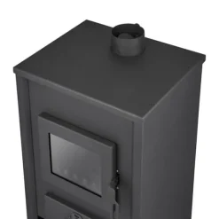 BLIST B2E Modern Design Vedspis med Vattenmantel - 15 kW, Miljövänlig Uppvärmning för Designmedvetna Hem