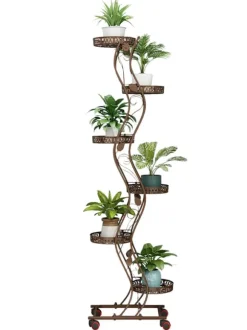 Blomhylla Moscatello 47x27x146cm brun