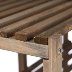 Blomhylla, Trä, 70x89x27 cm, Brun