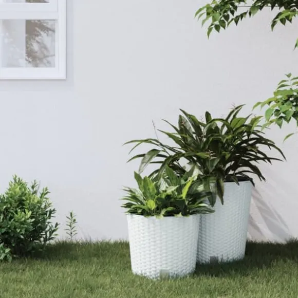 Blomkruka med avtagbar insida vit 15/15,3 L PP-rotting - Odlingslåda - Odlingslådor - Home & Living